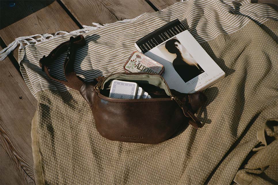 Leder Gürteltasche